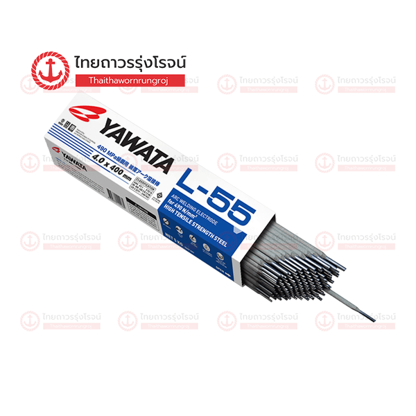 **ยกเลิกใช้** (T0085414/T0085415แทน) YAWATA ลวดเชื่อมไฟฟ้า L-55 4มิล ห่อละ 5กิโล 