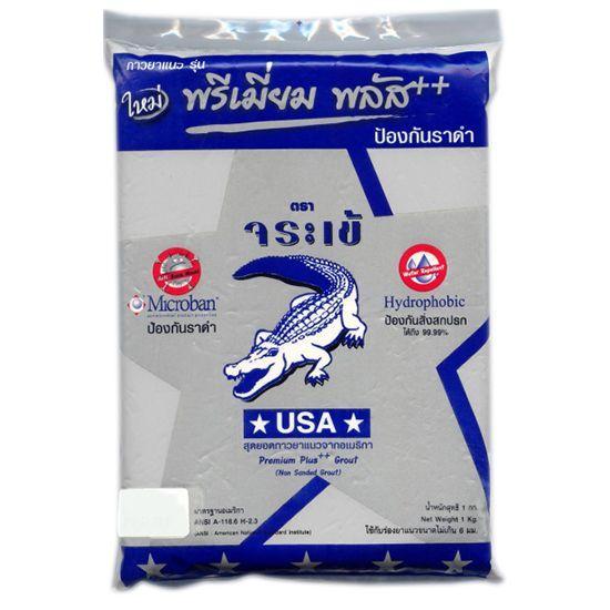 จระเข้ปูนยาแนวกันราดำ พรีเมี่ยม พลัส เงิน สีเทาธรรมชาติ G802 (0772)