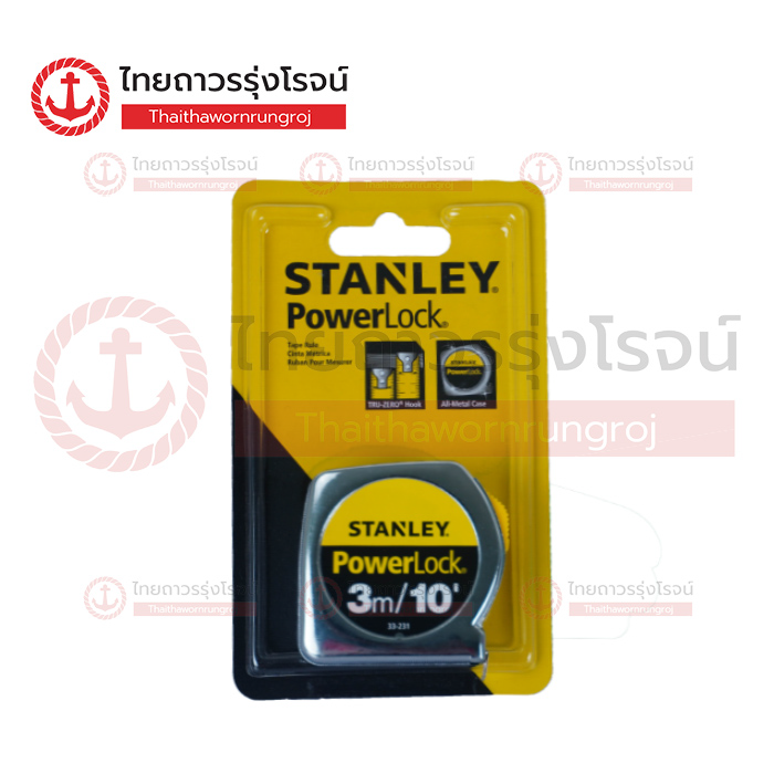 STANLEY ตลับเมตร 3เมตร 33-231 POWERLOCK
