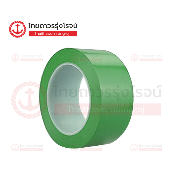 เทปตีเส้น3นิ้ว สีเขียว 75mmx33m