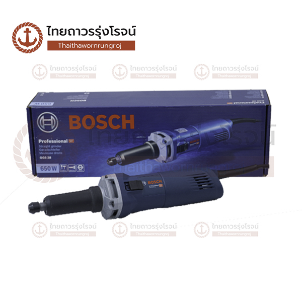 (D) BOSCH เครื่องเจียร์แกนไฟฟ้า 8mm 650w ปรับรอบได้ GGS28LCE 0601221100