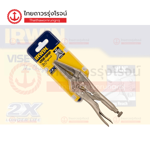 IRWIN คีมล็อค ปากแหลมตัดลวด 6นิ้ว 6LN T1402EL4