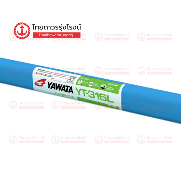 **ยกเลิกใช้** (T0085426/T0085427แทน) YAWATA ลวดเสริม TIG สแตนเลส YT-316L 2.4มิล (น้ำเงิน)