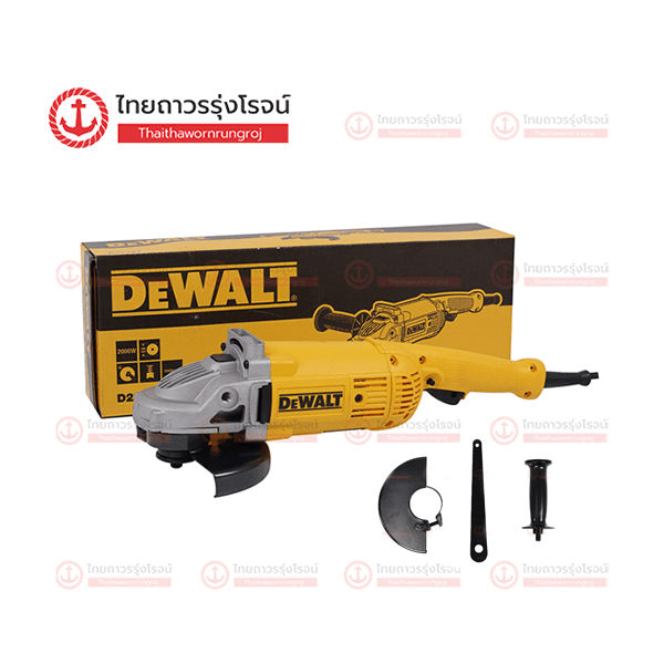 (ยกเลิกซื้อ-ขาย) DEWALT เครื่องเจียร์ไฟฟ้า 7นิ้ว 2000w สวิตช์ไกกด D28491-B1 (เลิกผลิตแทนด้วย DWE493)