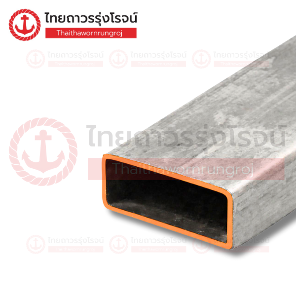 GI เหล็กกล่องไม้ขีด 4x2x2.0mm (ส้ม)หน้าเต็ม W200-207