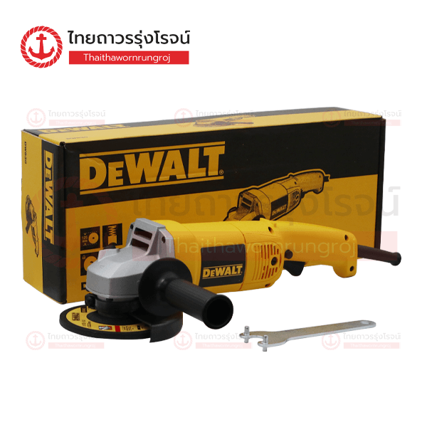 DEWALT เครื่องเจียร์ไฟฟ้า 5นิ้ว 1400w สวิตช์ไกกด DW830-B1