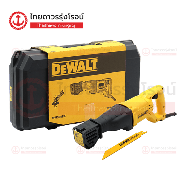 (ยกเลิกซื้อ-ขาย) DEWALT เลื่อยชักคอตรงไฟฟ้า 1050w DW304PK-KR