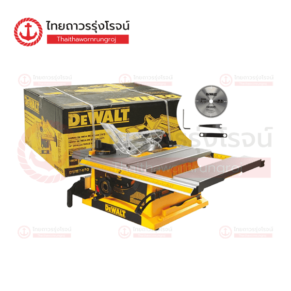 (ยกเลิกซื้อ-ขาย) DEWALT โต๊ะเลื่อยองศาไฟฟ้า 305mm 1800w DWE7470-B1