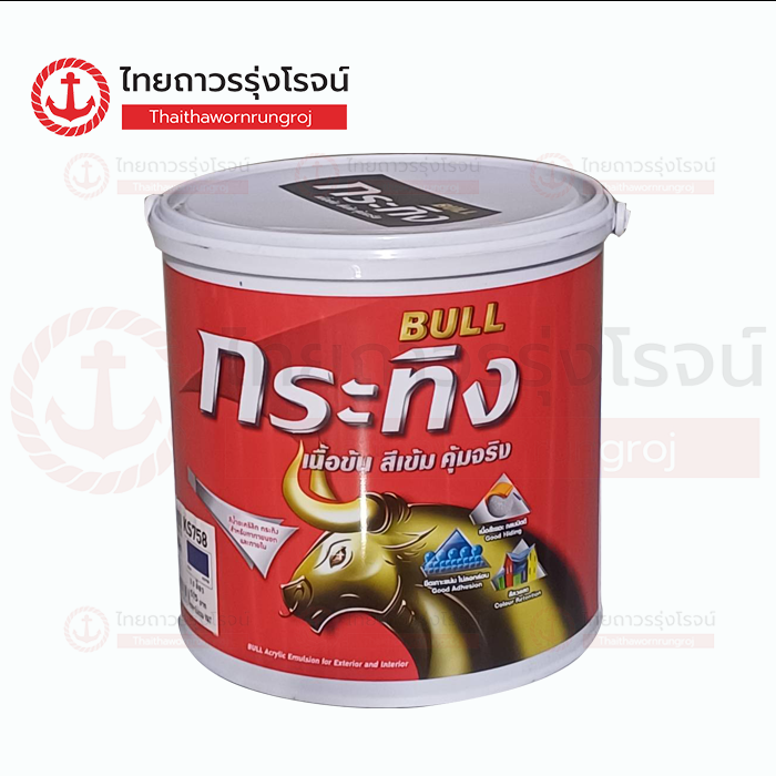 BEGER กระทิง แม่สีน้ำด้าน ภายนอก Yellow Custard KS203 3.5ลิตร