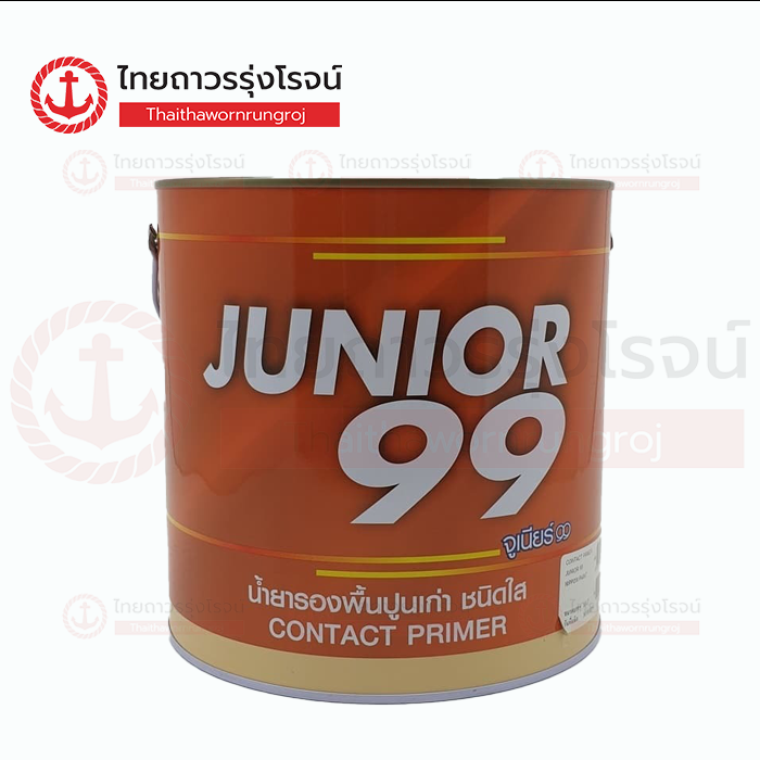 NIPPON JUNIOR 99 น้ำยารองพื้นปูนเก่า สูตรน้ำมัน คอนแทค ไพรเมอร์ ชนิดใส 3.5ลิตร
