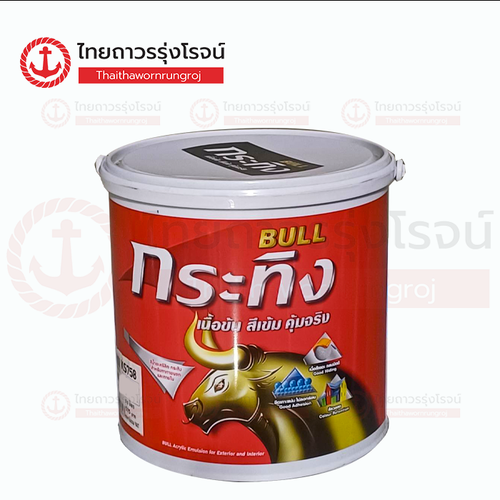 BEGER กระทิง สีน้ำด้าน ภายนอก Honey Dew K2724 3.5ลิตร