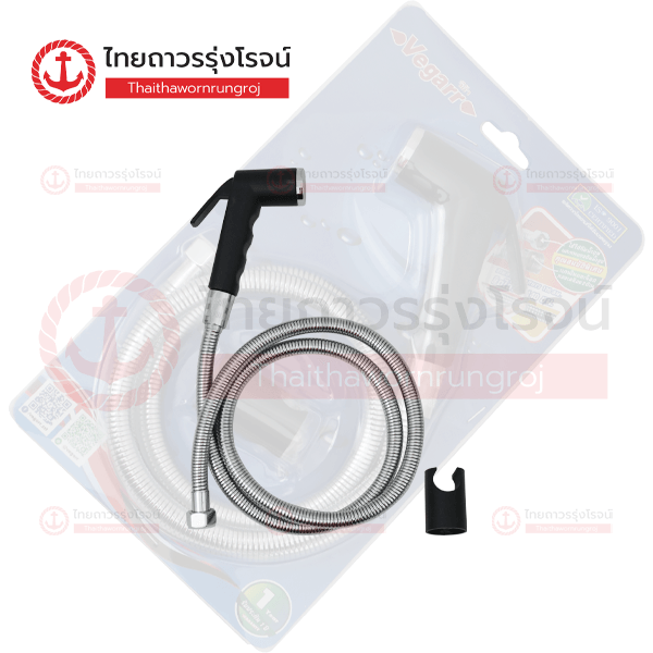 VEGARR ชุดสายฉีดชำระ สีดำ VD504