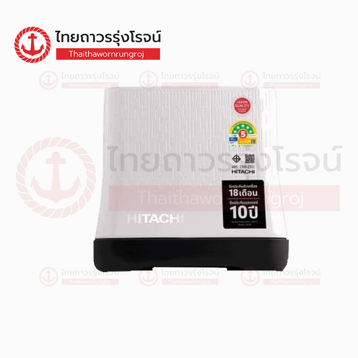 HITACHI ปั๊มน้ำอัตโนมัติ แรงดันคงที่ 2ใบพัด แบบเหลี่ยม TURBINE TYPE TM-P300XX2 300w