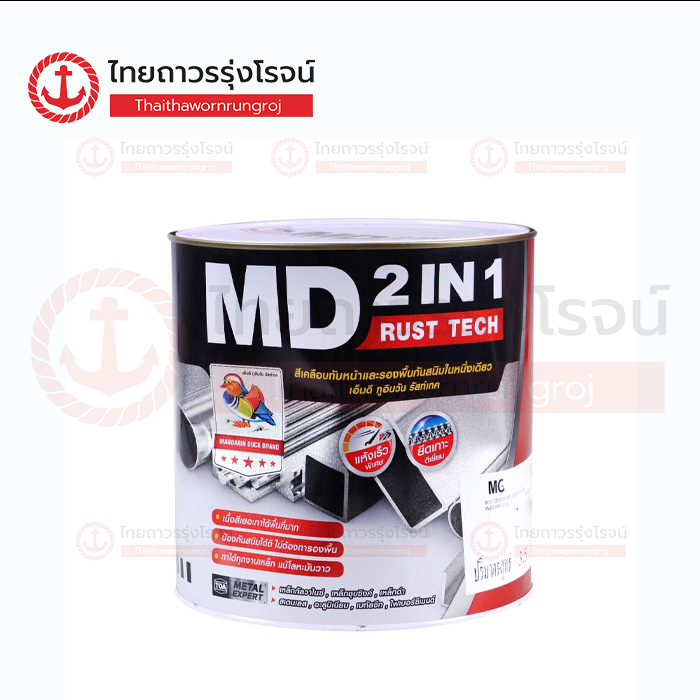 TOA MD สีรองพื้นและทับหน้า 2in1 ชนิดเงา Dawn Grey MG192 1GL