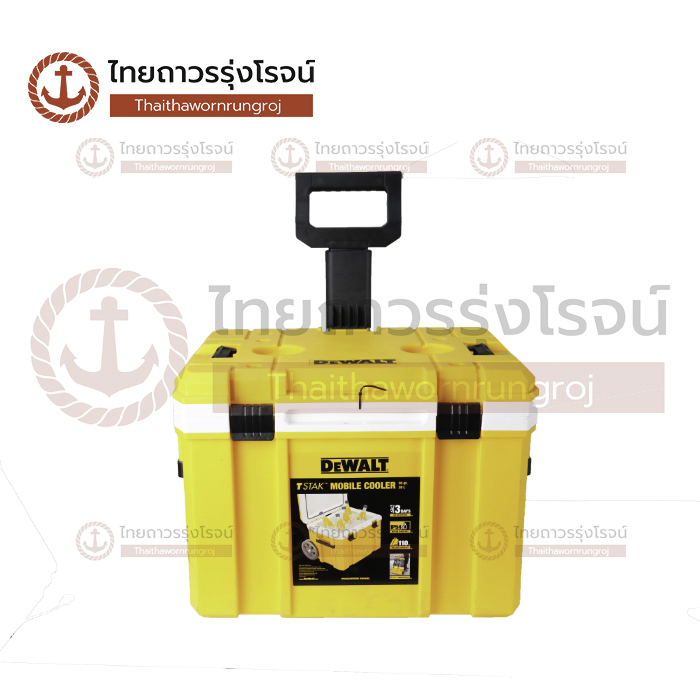 DEWALT กล่องเก็บความเย็น Tstak คูเลอร์ แบบรถเข็น 512x43.5x63.5mm DWST83281-1