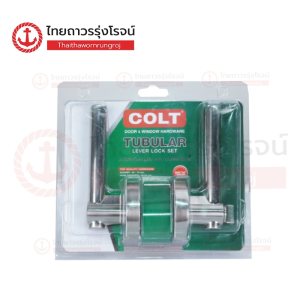 COLT มือจับก้านโยก ก้านบิดห้องน้ำ Round TL1658BK-SN