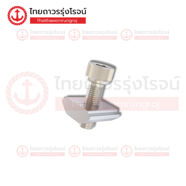 FRIENDLY อุปกรณ์ติดตั้งโซล่าเซลล์ น็อตสำหรับโซล่าเซลล์ ครบชุดรวมน็อตสแตนเลส 8x25mm (NUT)