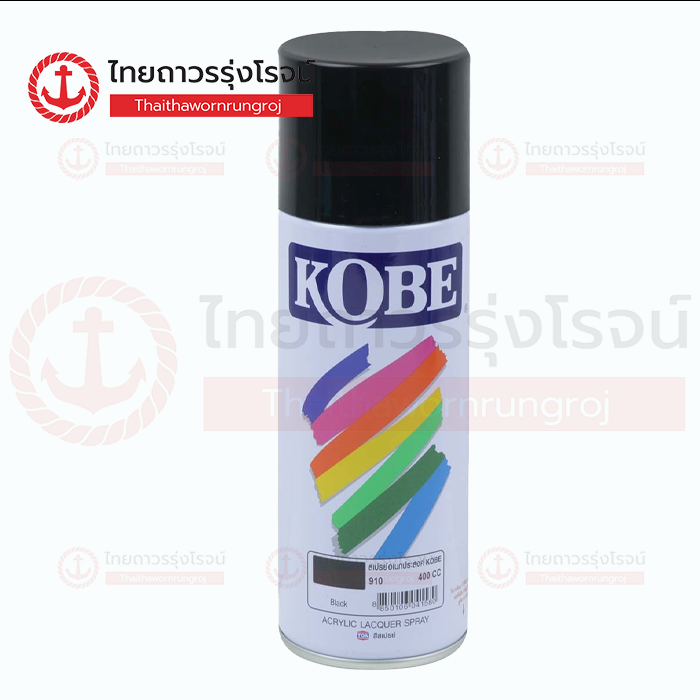 KOBE สีสเปรย์ 910 BLACK
