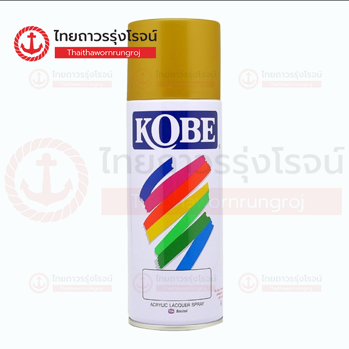 KOBE สีสเปรย์ K123 METALLIC GOLD