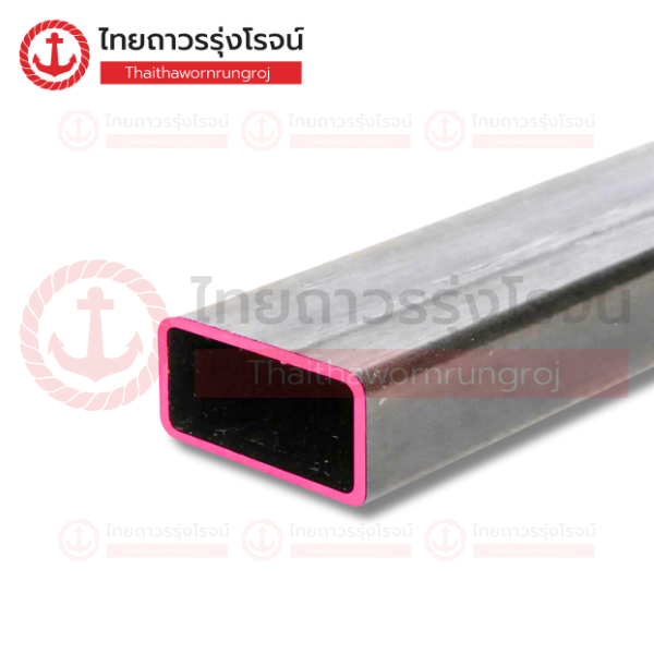 GI เหล็กกล่องไม้ขีด 3x1.1/2x1.2mm. (ชมพู)หน้าเต็ม W200-207