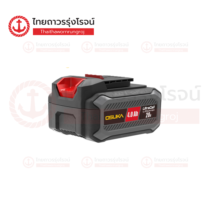 OSUKA แบตเตอรี่ 20v 4.0ah สีเทา OCB-204 AOSK0081