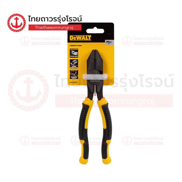 DEWALT คีมปากตรง 215mm DWHT82795-0