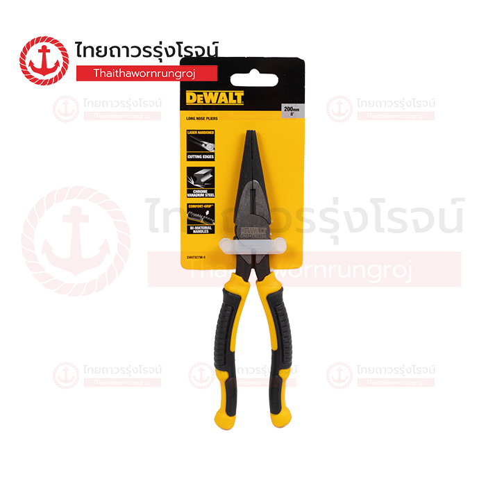 DEWALT คีมปากแหลม 200mm DWHT82798-0